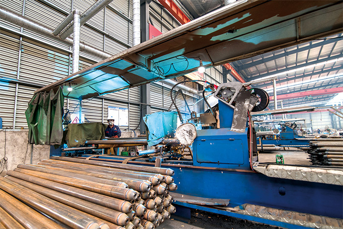 海林网架杆件自动焊接